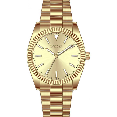 Invicta Men's 69245 Celestial Quartz PC21S Gold Dial Watch