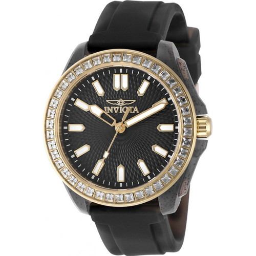 Invicta Women's 50204 Celestial Quartz PC21 Black Dial Watch