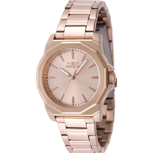 Invicta Women's 49089 Speedway  Quartz 3 Hand Rose Gold Dial Watch