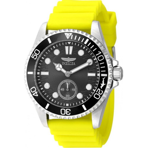 Invicta Men's 49339 Pro Diver Quartz 2 Hand Charcoal Dial Watch