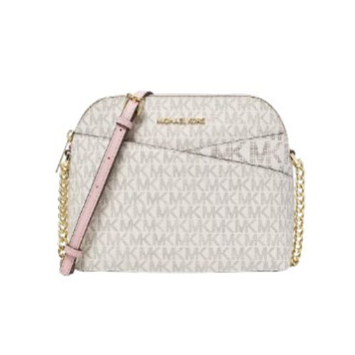 Michael Kors Jet Set Medium Crossbody Leather Handbag 35F1GTVC6B-Powderblush
