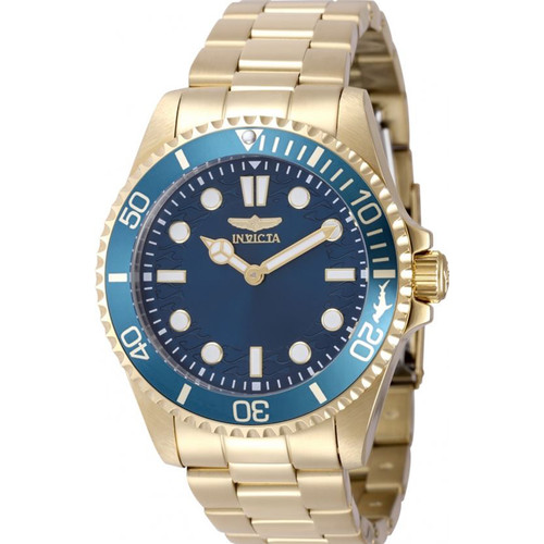 INVICTA Men's 49699 Pro Diver Quartz PC20S Brass Dial Watch