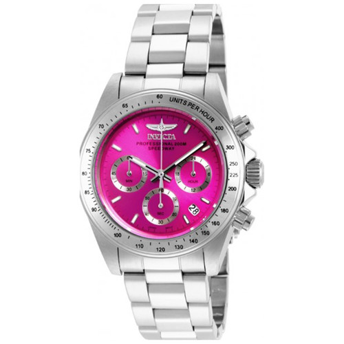 Invicta Women's 16654 Speedway Quartz Chronograph Hot Pink Dial Watch