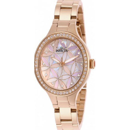 Invicta Women's 28824 Wildflower Quartz 3 Hand White Dial Watch