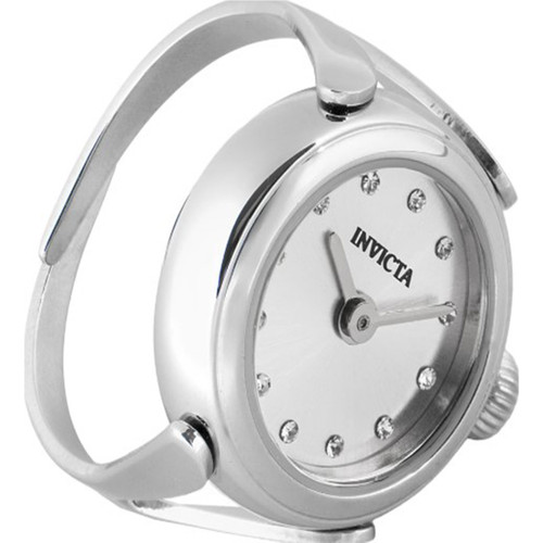 Invicta Women's 44480 Mini Quartz 2 Hand Silver Dial Watch