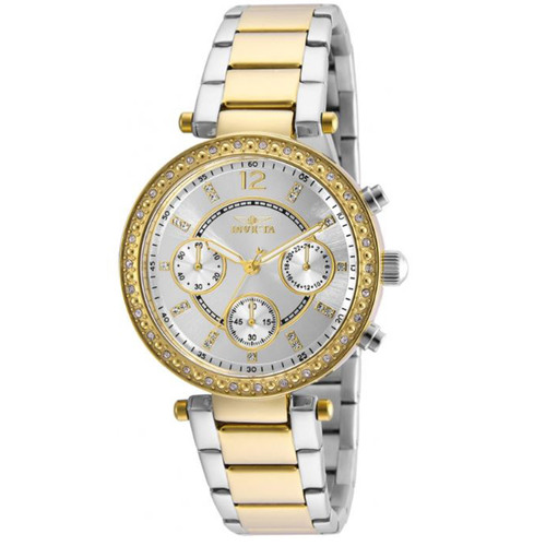 Invicta Women's 20470 Angel Analog Display Swiss Quartz Two Tone Watch