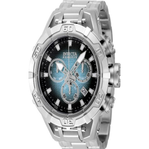 Invicta Men's 47850 Reserve Quartz 3 Hand Black, Blue Dial Watch