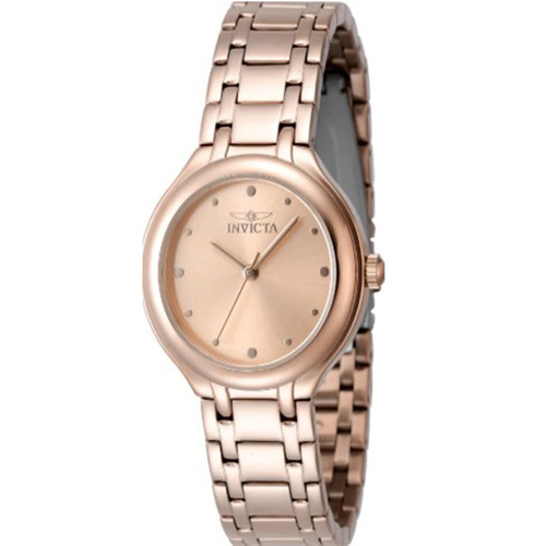 Invicta Women's 48228 Wildflower Quartz 3 Hand Rose Gold Dial Watch