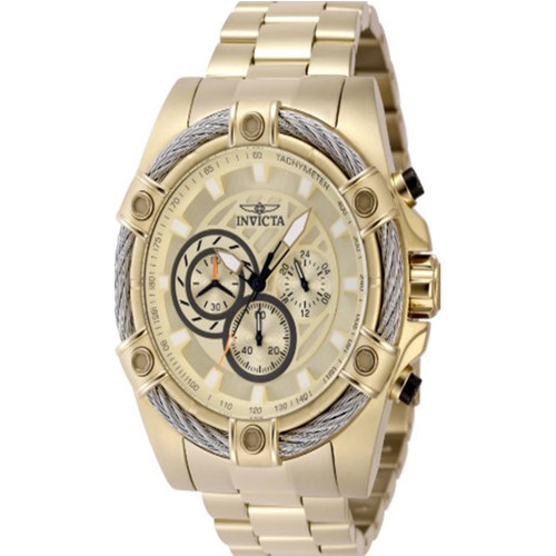 Invicta Men's 48866 Bolt Quartz Chronograph Gold Dial Watch