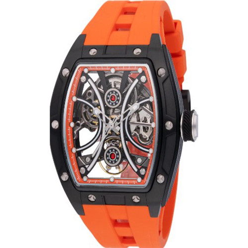 Invicta Men's 49020 S1 Rally Automatic 3 Hand Orange Dial Watch