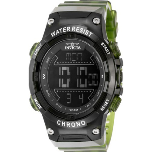 Invicta Men's 49049 Invicta Racing  Digital GMT/Alarm Black Dial Watch