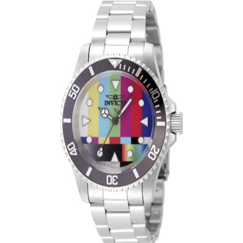Invicta Men's 49061 Pop Art   Quartz 3 Hand Multi Color Dial Watch