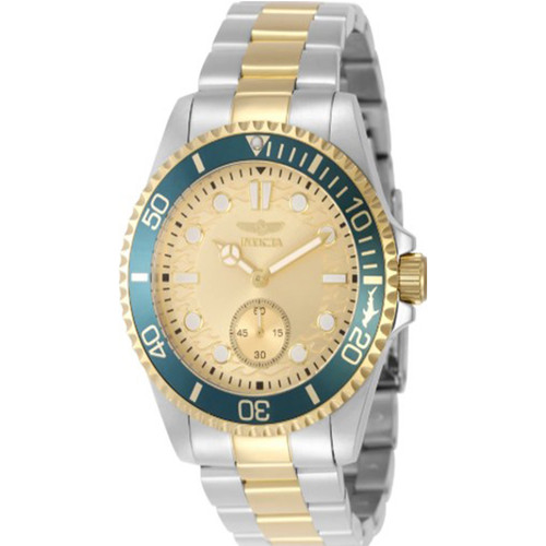 Invicta Men's 49425 Pro Diver Quartz VD78 Gold Dial Watch