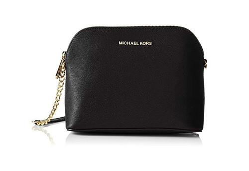 Michael Kors Women's Cindy Large Dome Cross Body, Black, One Size 32H4GCPC7L-001