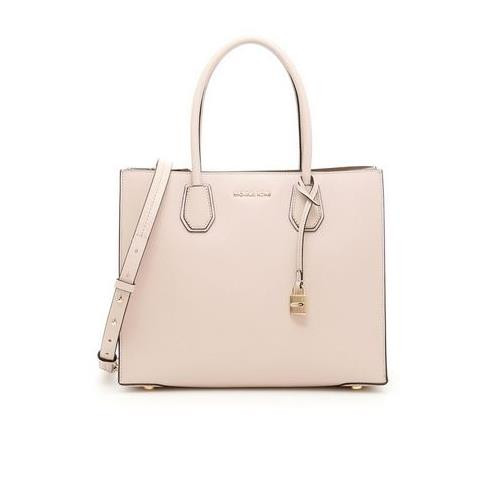 MICHAEL KORS Sullivan Large Saffiano Leather Top-Zip Tote Bag in Soft Pink  (30T0GNXT3L)