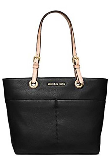 Micheal Kors Bedford Women's Leather Tote Handbag Black