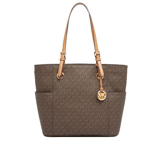 Michael Kors Jet Set Travel Extra-Small Logo Top-Zip Tote Bag