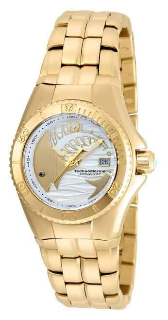 Technomarine Women's Cruise Quartz Stainless Steel Casual Watch Gold-Toned TM-115200