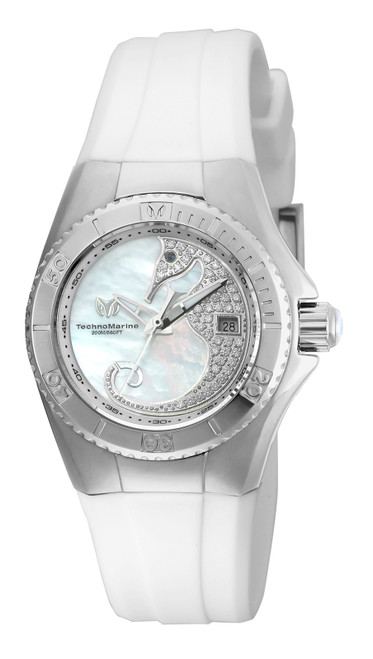 TechnoMarine Women's TM-115206 Cruise Dream Quartz 3 Hand White Dial Watch