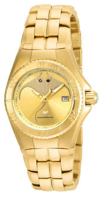 TechnoMarine Women's TM-115186 Cruise Dream Swiss Gold Dial Watch