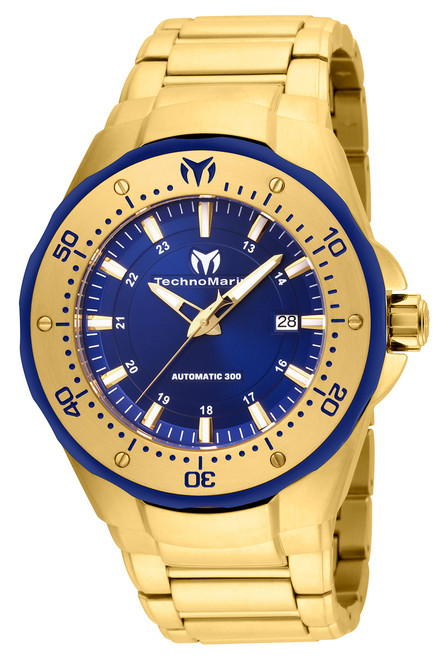 Technomarine Men's TM-215096 Manta Automatic Blue Dial Watch