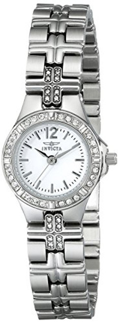 Invicta Women's 0126 II Collection Crystal Accented Stainless Steel Watch Inv...