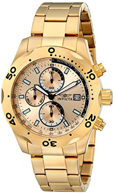 Invicta Men's 17750 Specialty 18k Gold-Plated Watch [Watch] Invicta