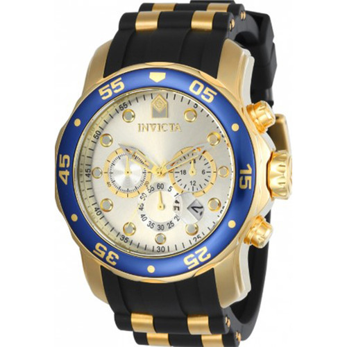 Invicta Men's 17880 Pro Diver Quartz Multifunction Silver Dial Watch