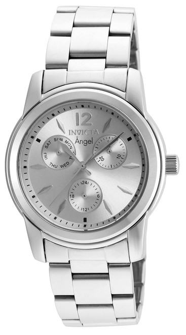 Invicta Women's 21690 Angel Quartz Chronograph Silver Dial Watch