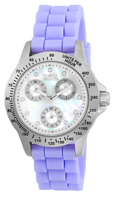 Invicta Women's 21969 Speedway Quartz Chronograph White Dial Watch