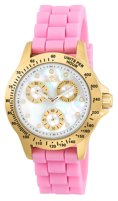 Invicta Women's 21982 Speedway Quartz Chronograph White Dial Watch