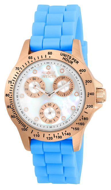 Invicta Women's 21990 Speedway Quartz Chronograph White Dial Watch