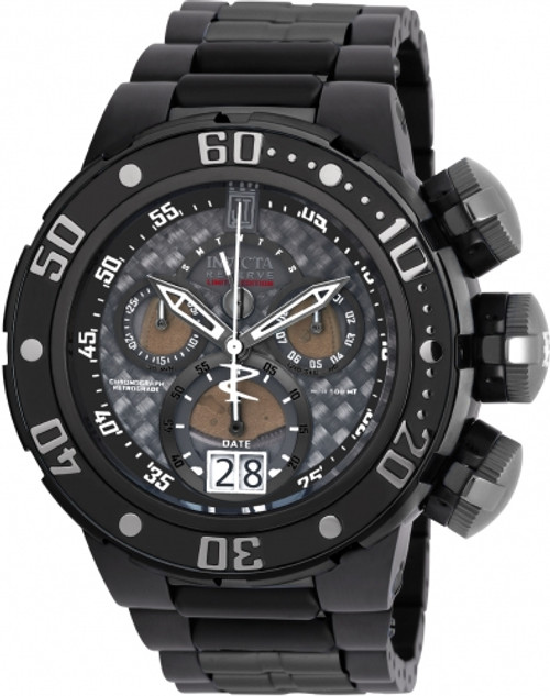 Invicta Men's 22272 Jason Taylor Quartz Chronograph Black, Titanium Dial Watch