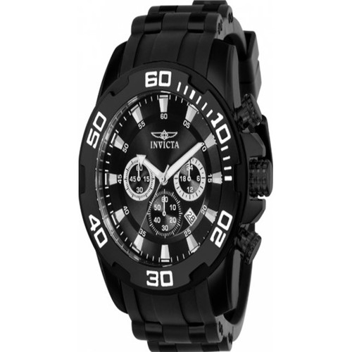 Invicta Men's 22338 Pro Diver Quartz Chronograph Black Dial Watch