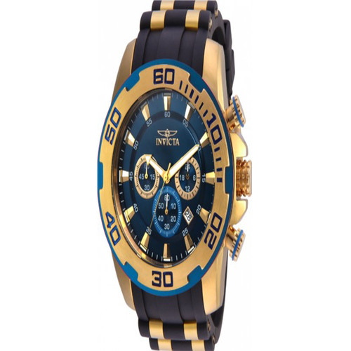 Invicta Men's 22341 Pro Diver Quartz Chronograph Blue Dial Watch
