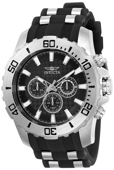 Invicta Men's 22555 Pro Diver Quartz Chronograph Black Dial Watch