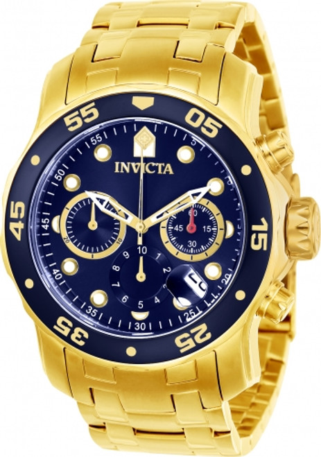 Invicta Men's 21923 Pro Diver Quartz Multifunction Blue Dial Watch