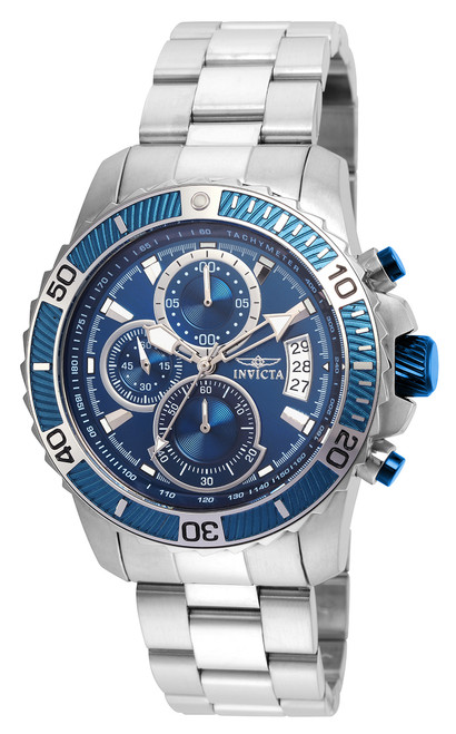 Invicta Men's 22413 Pro Diver Quartz Multifunction Blue Dial Watch