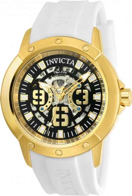 Invicta Men's 22630 Objet D Art Automatic 3 Hand Black Dial Watch