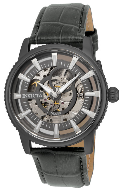 Invicta Men's 22644 Objet D Art Automatic 3 Hand Charcoal Dial Watch