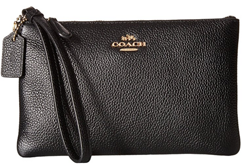 Coach Black Ladies Small Wristlet 22952 LIBLK 191202217966 - Handbags -  Jomashop