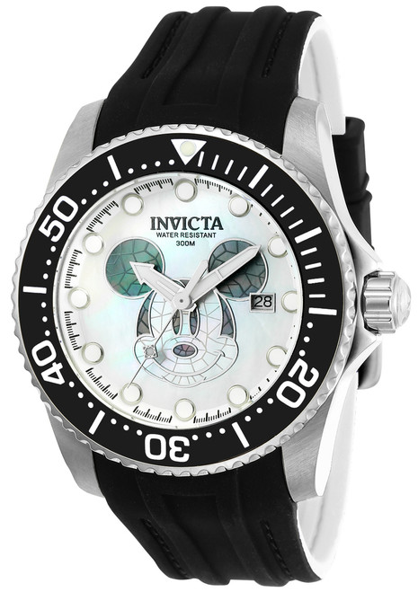 Invicta Men's 22748 Disney Automatic 3 Hand White, Black Dial Watch