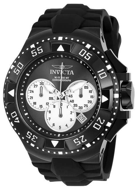 Invicta Men's 23041 Excursion Quartz Chronograph Black, Silver Dial Watch
