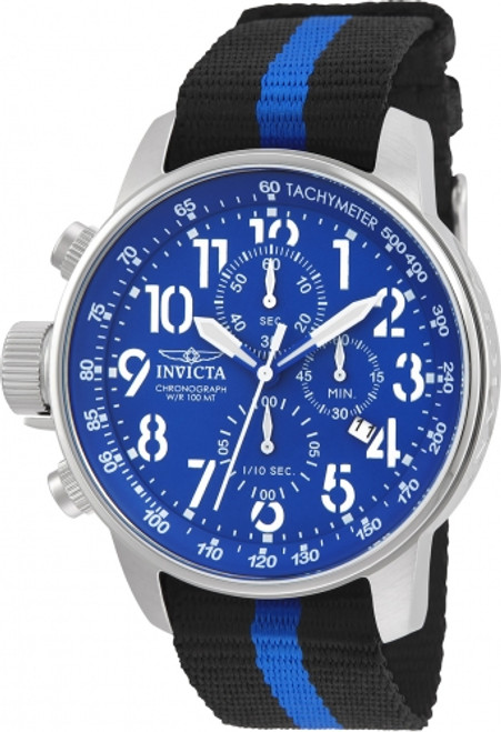 Invicta Men's 22847 I-Force Quartz Multifunction Blue Dial Watch