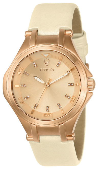 Invicta Women's 23254 Gabrielle Union Quartz 3 Hand Rose Gold Dial Watch