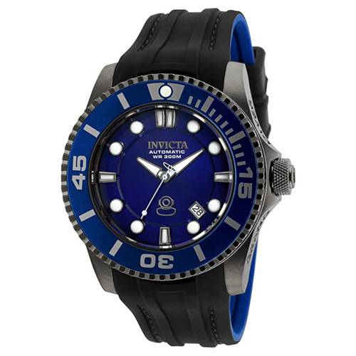 Invicta Men's 20204 Pro Diver Automatic 3 Hand Blue Dial Watch