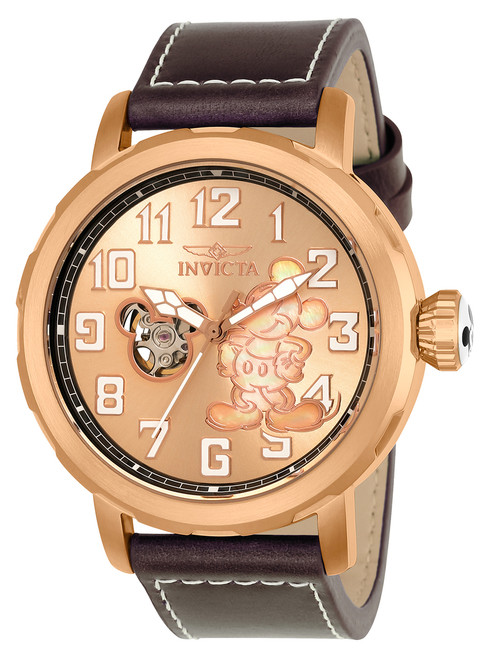 Invicta Men's 23793 Disney Automatic 3 Hand Brown Dial Watch