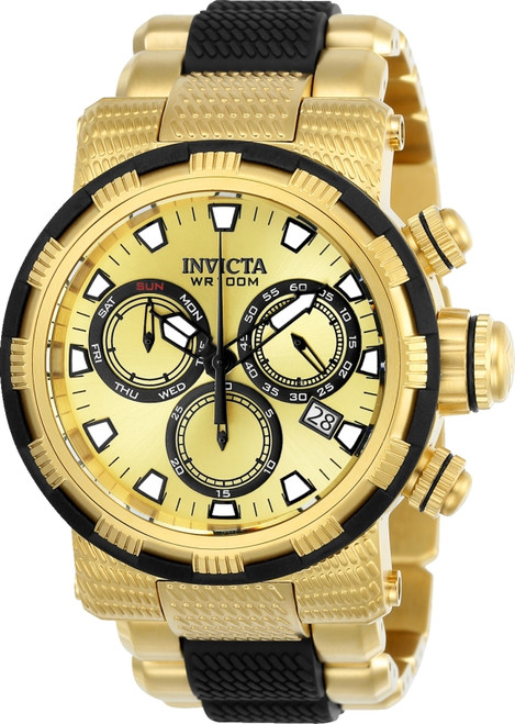 Invicta Men's 23978 Specialty Quartz Chronograph Gold Dial Watch