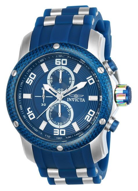 Invicta Men's 24150 Pro Diver Quartz Multifunction Blue Dial Watch