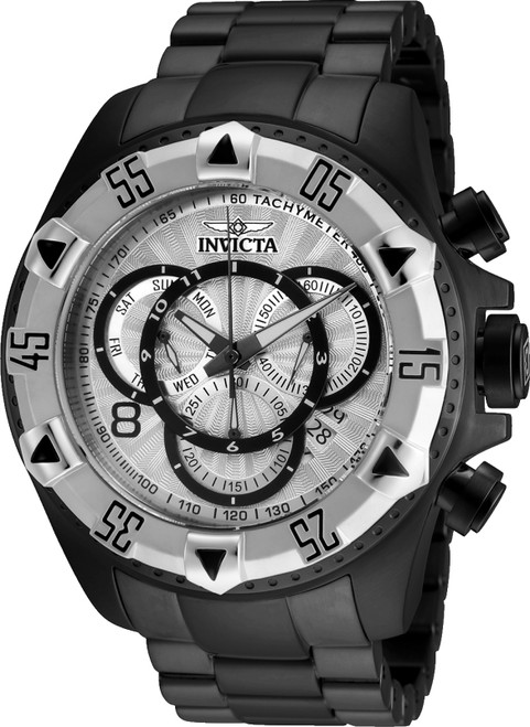 Invicta Men's 24268 Excursion Quartz Chronograph Silver Dial Watch